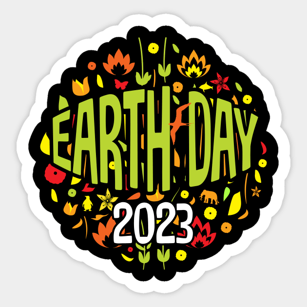 Earth Day Celebration 2023 Sticker by jazzworldquest